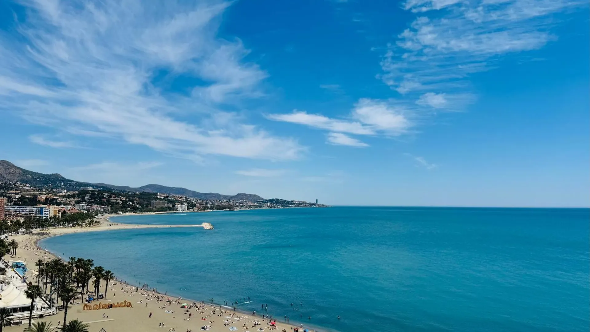 מאלגה Apartamento Malagueta Premium Con Terraza Y Vistas Al Mar ספרד